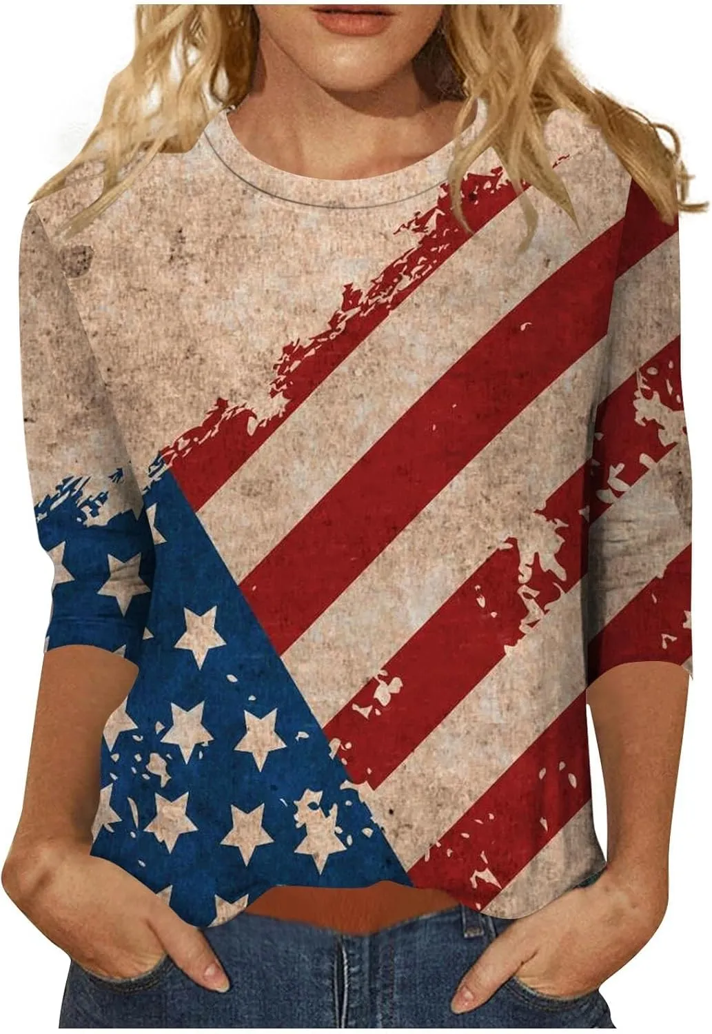 Classic Flowly Spring Top for Women Business Short Sleeve Cool Graphic T Shirt Women Wrinkle Free Round Neck