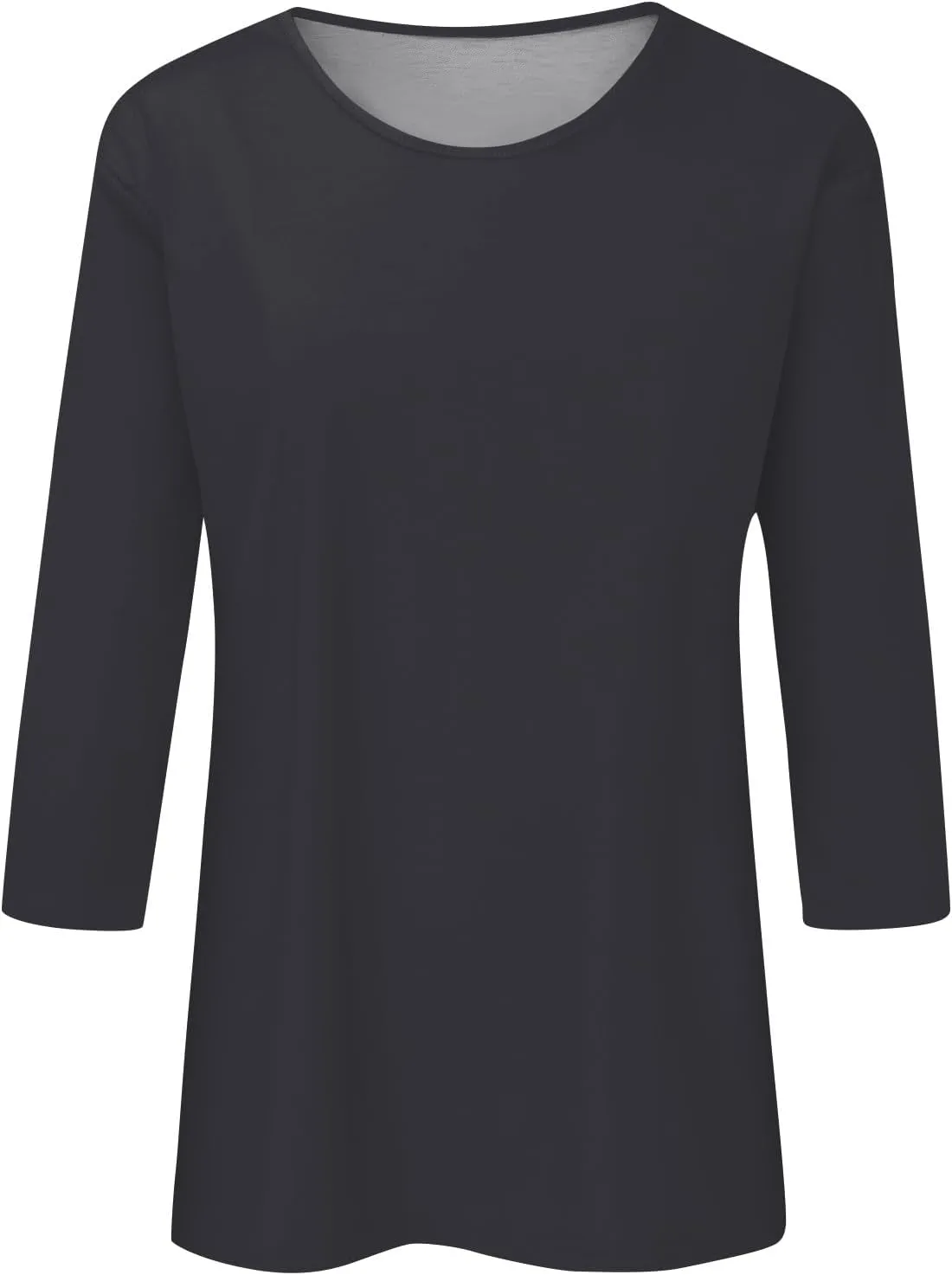 Classic Flowly Spring Top for Women Business Short Sleeve Cool Graphic T Shirt Women Wrinkle Free Round Neck