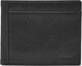 Fossil Men's Neel Leather Bifold with Flip ID Wallet, Black, (Model: ML3899001)