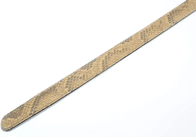 Genuine python leather skin belts for men snakeskin dress belt casual men's belt snake leather belts for men width 1.5"