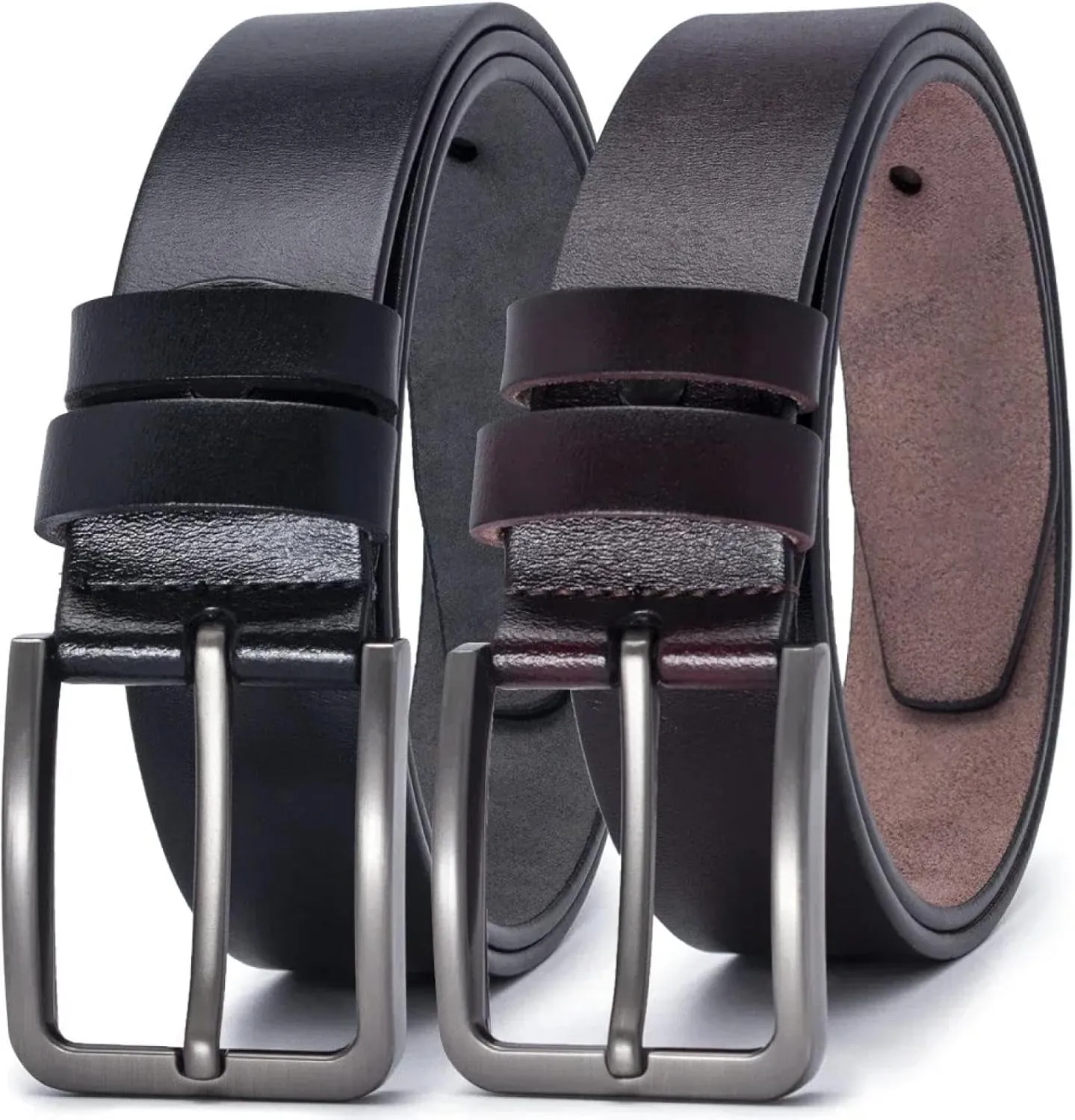 Men Belt Genuine Leather Alloy Metal Pin Buckle Jeans Casual Belts Business Cowboy Jean Pants Male Fashion