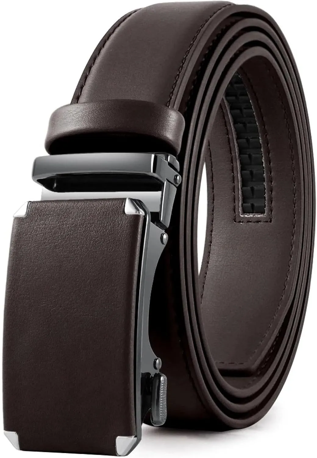 Men Belt Metal Automatic Buckle Genuine Leather Belt Men's Belt Luxury Leather Belts for Men Male Belts