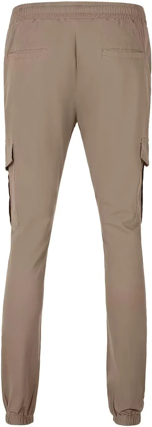 Mens Cargo Pants Lightweight Hiking Pants Travel Pants with Belt Pockets for Outdoor Camping Work