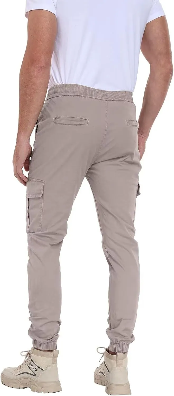 Mens Cargo Pants Lightweight Hiking Pants Travel Pants with Belt Pockets for Outdoor Camping Work