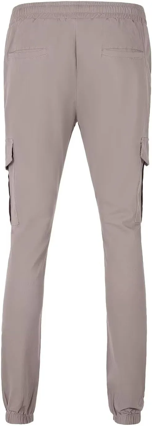 Mens Cargo Pants Lightweight Hiking Pants Travel Pants with Belt Pockets for Outdoor Camping Work