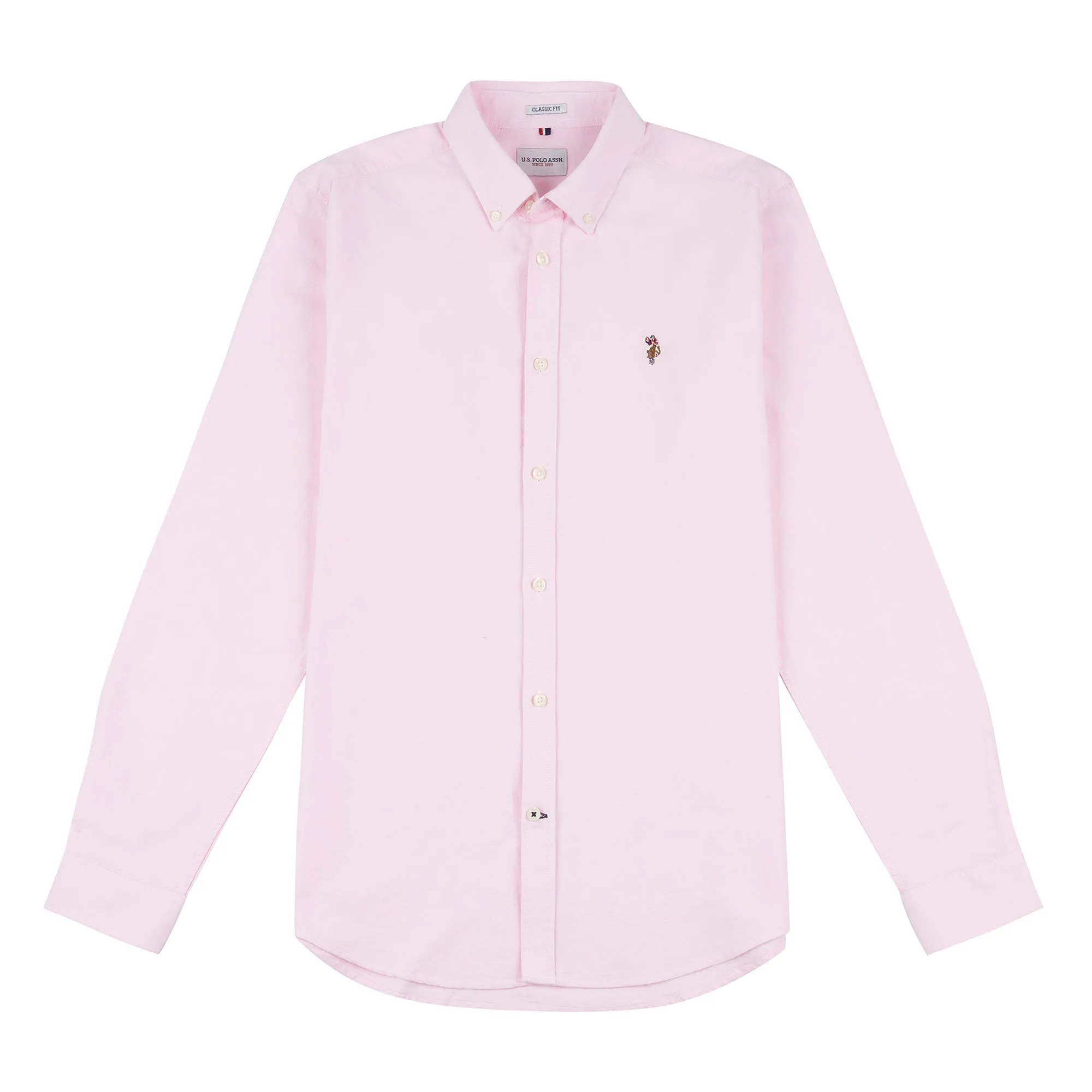 Mens Peached Oxford Shirt in Orchid Pink