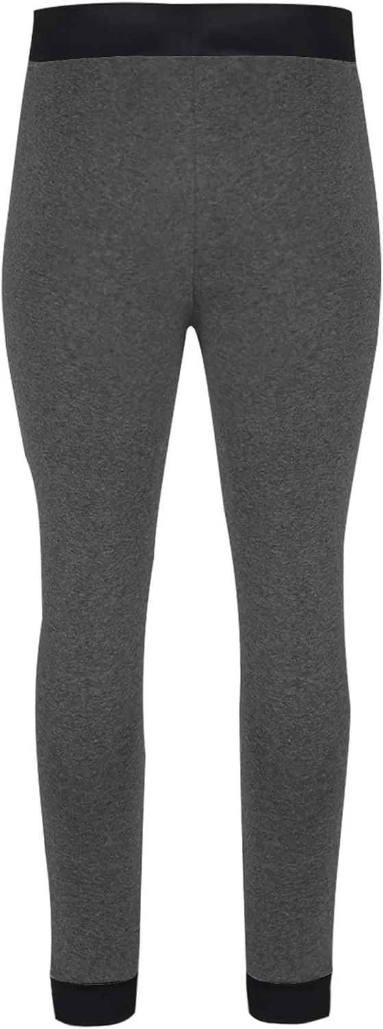 Mens Warm Fleece Lined Athletic Sweatpants Closed Bottom Joggers Fashion Color Block Drawstring Pants with Pockets