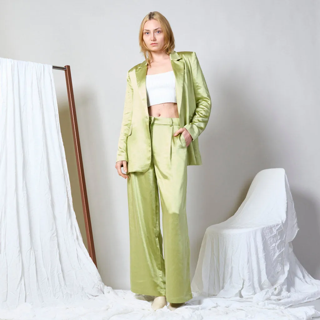 Satin blazer wholesale