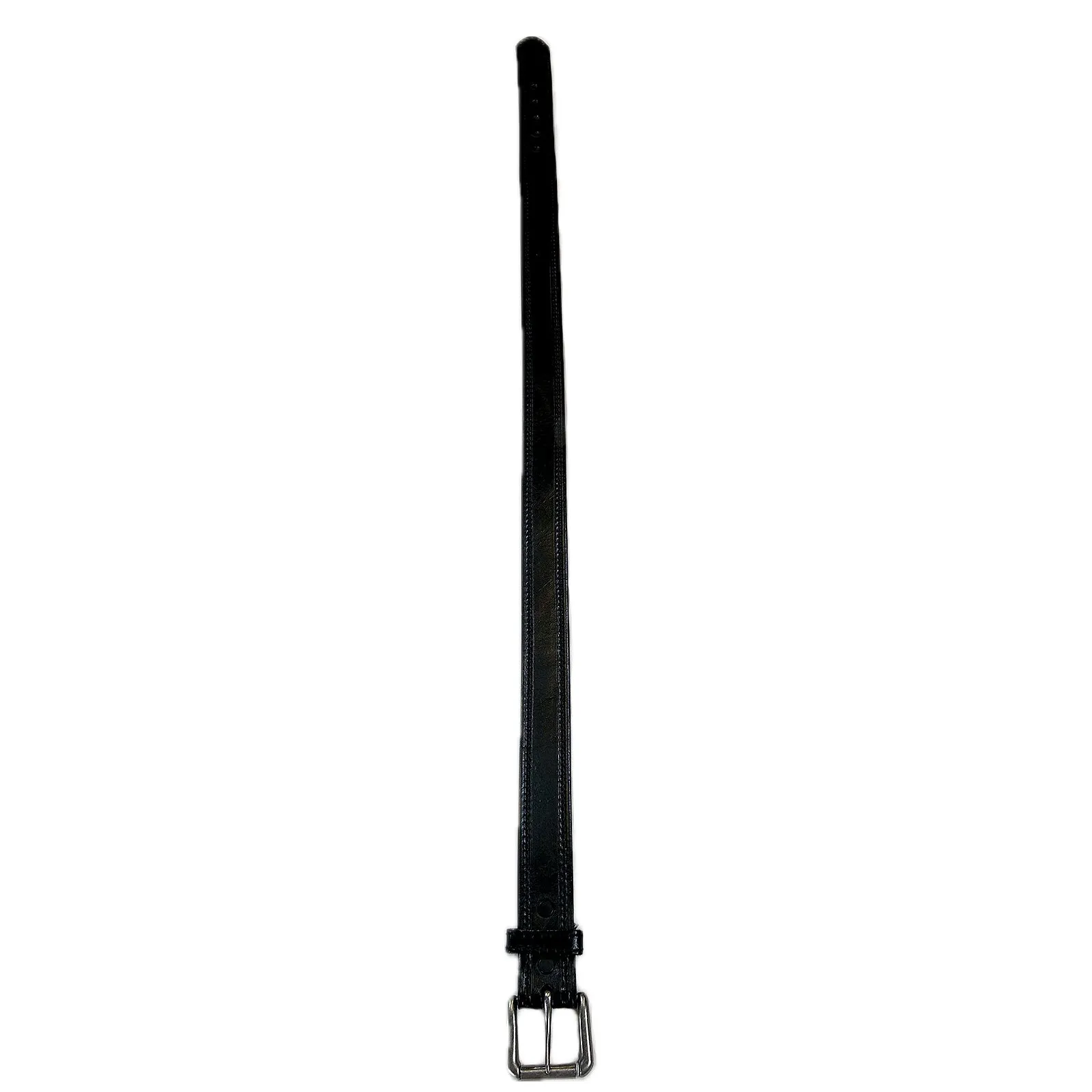 Single Stitch Saddle Genuine Black Leather Western Belt