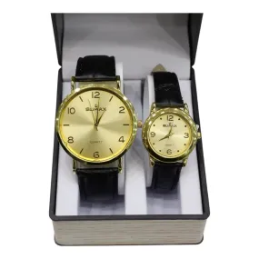 Sumax Couple Gold Watch