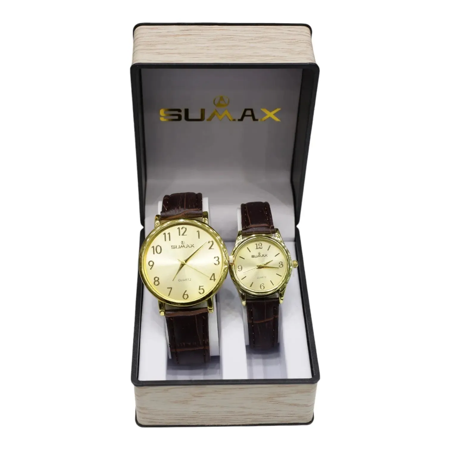 Sumax Couple Gold Watch