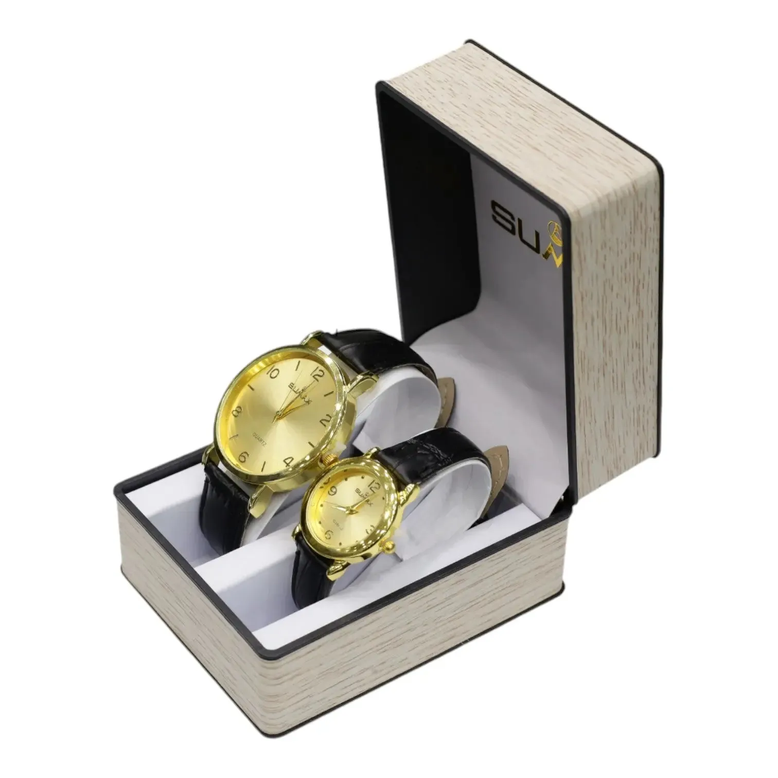 Sumax Couple Gold Watch