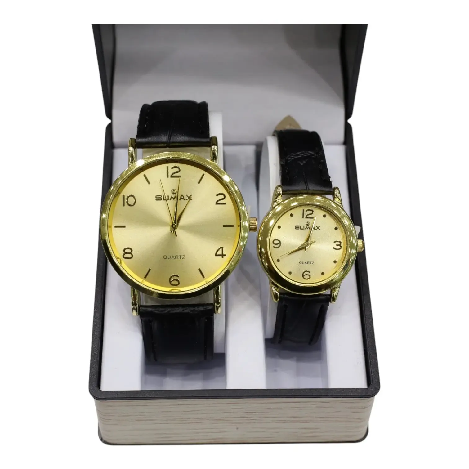 Sumax Couple Gold Watch