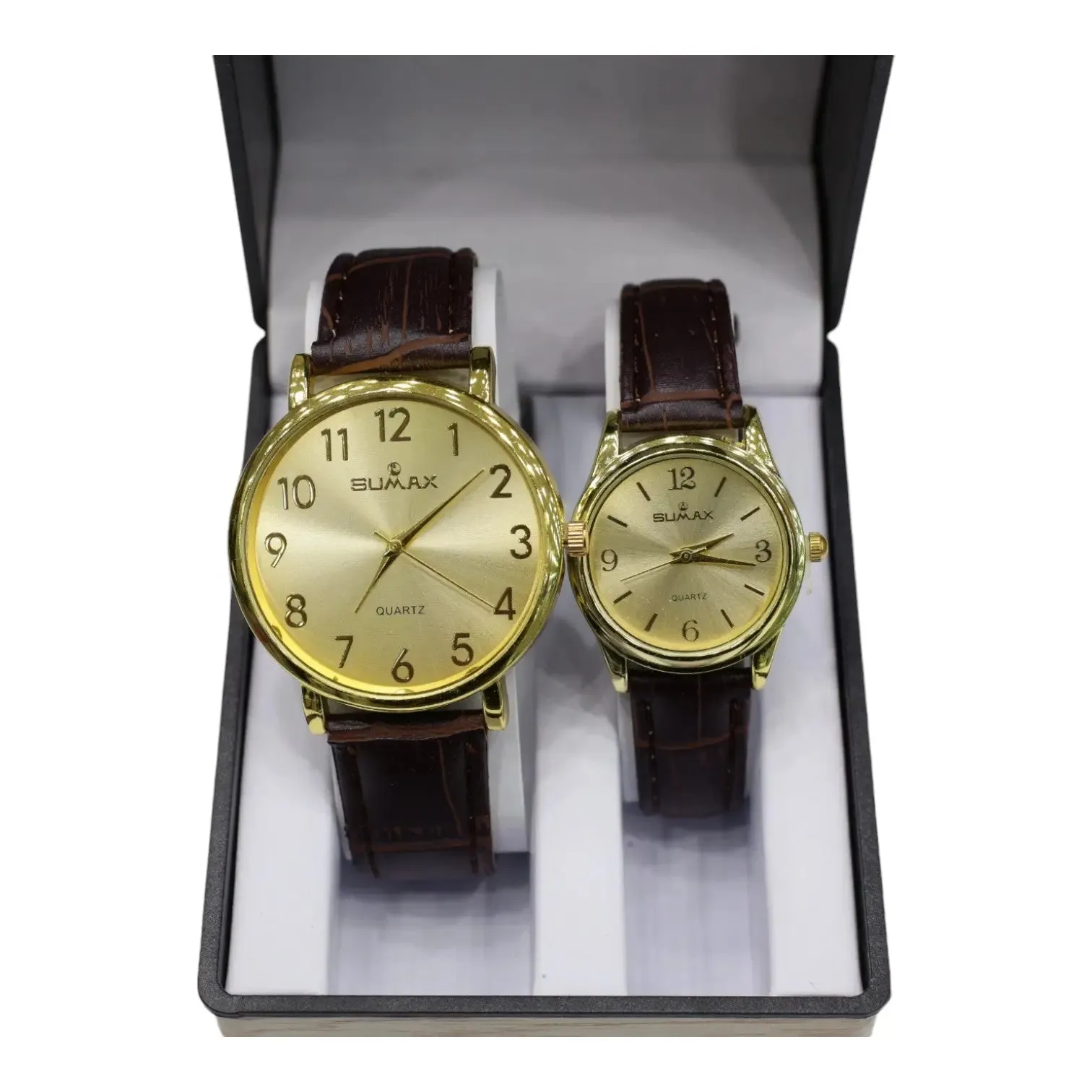 Sumax Couple Gold Watch